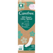 Carefree Organik Günlük Ped 24'lü Uzun 24'lü