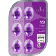 4 Adet Ellips Saç Vitamini Boyalı Saçlara Özel 6'lı Kapsül 6'lı