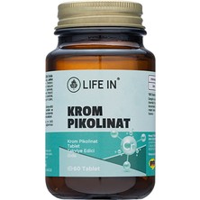 5 Adet Life In Krom Pikolinat Takviye Edici Gıda 60 Tablet