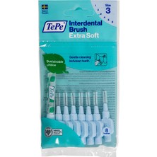 Tepe X-Soft Arayüz Fırçası 0.6 mm Mavi 8'li Paket