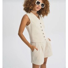Nesil Moda Yeni Sezon Yelek Şort Takım