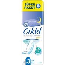 2 Adet Orkid Ekstra Hassas Dörtlü Paket Uzun 16'lı