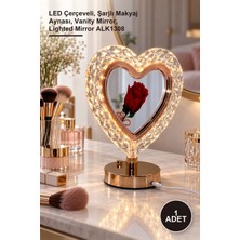 Yenilig 1 Adet Sihirli Ayna – LED Çerçeveli, Şarjlı Makyaj Aynası, Vanity Mirror, Lighted Mirror ALK1308