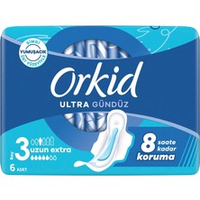 5 Adet Orkid Ultra Extra Uzun Extra Boy 3 Hijyenik Ped 6'lı