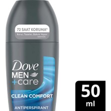 5 Adet Dove Men +Care Clean Comfort Erkek Roll On Deodorant 50 ml