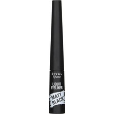 5 Adet Rival Loves Me Eyeliner Likit No:01 Mat Siyah 4 ml
