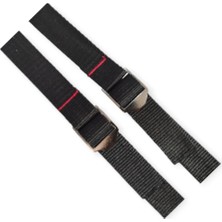 Naturecamp Straps Sıkıştırma Perlonu 1.5 Metre Metal Tokalı Dayanıklı Bağlama Kayışı 2 Ad