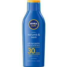 5 Adet Nivea Sun Koruma ve Nem Güneş Losyonu Spf 30 Nemlendirici Güneş Kremi, Yüksek Koruma 200 ml