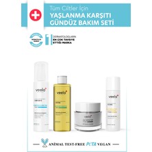 Veela Tüm Ciltler Için Yaşlanma Karşıtı Gündüz Bakım Seti