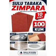 Cnr Zımpara 100 Kum Su Zımpara | Kağıt Zımpara - 10 Adet | Ahşap, Metal ve Macun Yüzeyler Için Orta Kaba Tabaka Zımpara