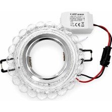 Cata CT-6594 Led’li Dekoratif Cam Spot Armatür Sümbül Kasa 150 Lm 4000K Duysuz Ampulsuz