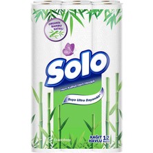 5 Adet Solo Bambu Katkılı Kağıt Havlu 12'li