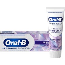4 Adet Oral-B Pro 3D White Advanced Luxe Perfection Diş Macunu 75 ml