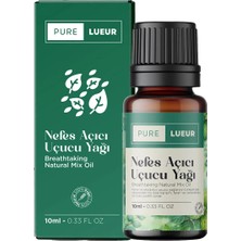 4 Adet Pure Lueur Uçucu Yağ Nefes Açıcı 10 ml