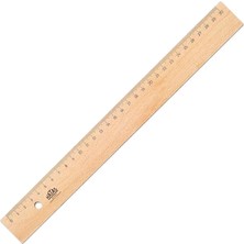 3 Adet Hatas 00035 Tahta Cetvel Takviyesiz 30 cm