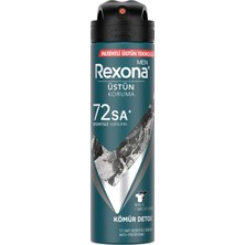4 Adet Rexona Men Erkek Sprey Deodorant 72H Kömür Detox 150 ml