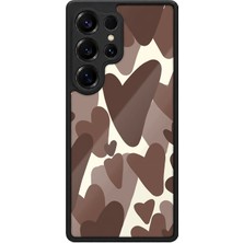 BG AKSESUAR Samsung Galaxy S25 Ultra Uyumlu Sevgi Desenli Kamera Korumalı Darbelere Dayanıklı Kılıf