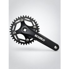 Heugers Sunrun WING-211 34T 170MM Tekli Aynakol Kare Mil Önü Teke Düşürme Wheelie Uyumlu