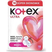 3 Adet Kotex Ped Ultra Uzun 18'li