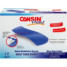 5 Adet Cansın Metal Dedektörlü Mavi Yarabandı 100'LÜ