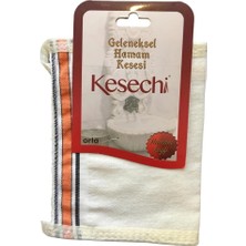 3 Adet Kesechi Geleneksel Hamam Kesesi Orta