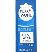 Fusswohl Topuk Törpüsü Yedek Bıçak 10'lu