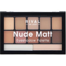 4 Adet Rival De Loop Far Paleti No.01 Nude Matt 1 Adet