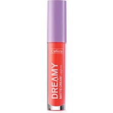 4 Adet Callista Dreamy Matte Cream Mat Görünümlü Lipgloss NO:202 Turuncu 1 Adet
