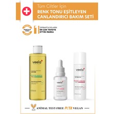 Veela Tüm Ciltler Için Renk Tonu Eşitleyen Canlandırıcı Bakım Seti - 3'lü Set