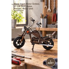 Yenilig 1 Adet Metal Motor No:8 – Metal Yapılı Motor Ünitesi, 27 cm Ölçü, Motor Parçası, Motor Unit