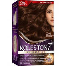 Koleston Wella Supreme Saç Boyası 3/4 Koyu Kestane 1 Adet