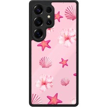 BG AKSESUAR Samsung Galaxy S25 Ultra Uyumlu Denizyıldızı Desenli Kamera Korumalı Darbelere Dayanıklı Kılıf