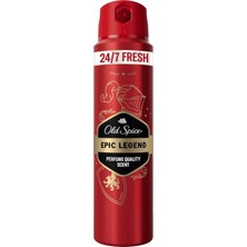 4 Adet Old Spice Epic Legend Erkek Sprey Vücut Deodorantı 150 ml