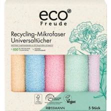 2 Adet Eco Freude Mikrofiber Bez Geri Dönüştürülmüş 5'li