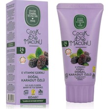 3 Adet Eyüp Sabri Tuncer Diş Macunu Çocuk Doğal Karadut 60 ml