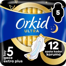 2 Adet Orkid Ultra Extra Tekli Gece Extra Plus 5'li