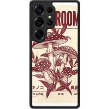 BG AKSESUAR Samsung Galaxy S25 Ultra Uyumlu Mushroom Desenli Kamera Korumalı Darbelere Dayanıklı Kılıf
