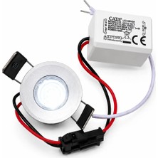 Cata CT-5270SB 1.5W Power LED Yıldız Spot Gün Işığı 3200K Satin Kasa 2 Adet