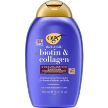 4 Adet Ogx Dolgunlaştırıcı Biotin ve Kolajen Şampuan 385 ml