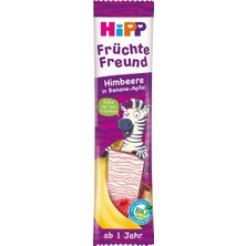 3 Adet Hipp Organik Meyve Barı Ahududulu Elmalı ve Muzlu 20 gr