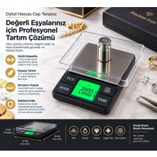 Tüccar Efendi Dijital Hassas Cep Terazisi 1 kg Kapasiteli 0,01 G Hassasiyetli Altın Gümüş Değerli Taş Hobi Terazisi