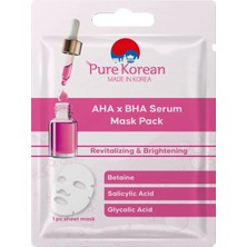 4 Adet Pure Korean Aha Bha Serum Maske 1 Adet