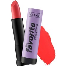 4 Adet Callista Lips Favorite Longwearing Lipstick Ruj 304 Tangerino Pembe 1 Adet