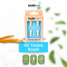 5 Adet Toothwak Misvak 4'lü Yedek Başlık Seti