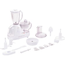 Arnica Prokit 444 Plus Beyaz Mutfak Robotu, 800 W, 1.5 L Hazne, Beyaz