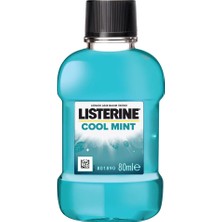 5 Adet Listerine Ağız Bakım Suyu Cool Mint 80 ml