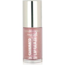 Golden Rose Mood Shimmer Lip Glaze Lipgloss Bubble Pink NO:251 1 Adet