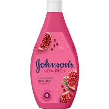 4 Adet Johnson's Vita-Rich Duş Jeli Nar Çiçeği, Canlandırıcı 400 ml