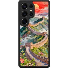BG AKSESUAR Samsung Galaxy S25 Ultra Uyumlu Sedd Desenli Kamera Korumalı Darbelere Dayanıklı Kılıf