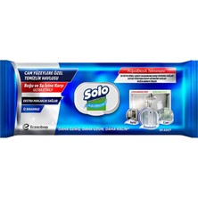 4 Adet Solo Aquablock Cam Yüzeylere Özel Temizlik Havlusu 30 Yaprak